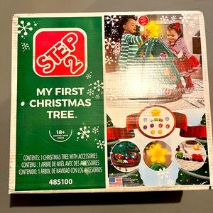 Step 2 My First Christmas Tree Toy Holiday Decor Ornaments Star Train Brand New